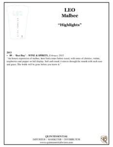 L10 Malbec – Press Highlights