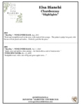 Elsa Bianchi Chardonnay – Press Highlights