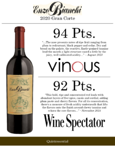 2020 Enzo Bianchi Gran Corte – Accolades Sell Sheet