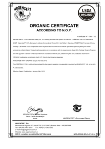 Famiglia Bianchi Malbec, Made with Organic Grapes – Organic Certificate