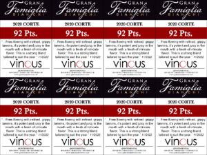 2020 Gran Famiglia Bianchi Corte – 92 points, Vinous – Shelftalker