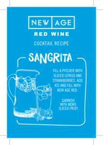 New Age Red Wine – Sangria Coctail Recipe Card