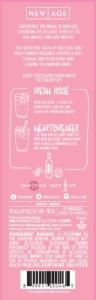 New Age Rosé Wine – Back Label – Non-Vintage