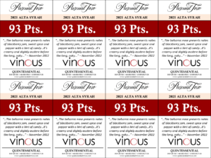 2021 Pascual Toso Alta Syrah – 93 points, Vinous – Shelftalker