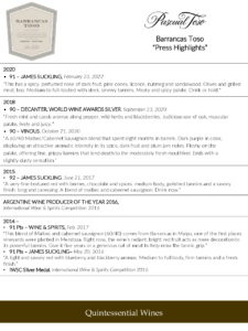 Pascual Toso Barrancas – Press Highlights