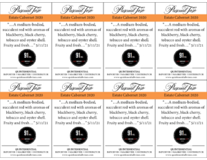 2020 Pascual Toso Estate Cabernet Sauvignon – 91 points, James Suckling – Shelftalker