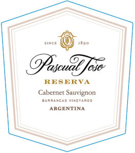 Pascual Toso Reserva Cabernet Sauvignon – Label – Non-Vintage