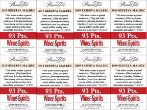 2019 Pascual Toso Reserva Malbec – 93 points, Wine Spectator – Shelftalker