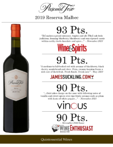 2019 Pascual Toso Reserva Malbec – Accolades Sell Sheet
