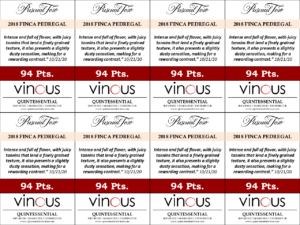 2018 Pascual Toso Ultra Premium Finca Pedregal – 94 points, Vinous – Shelftalker
