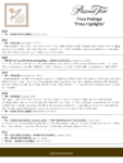 Pascual Toso Ultra Premium Finca Pedregal – Press Highlights