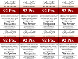 2021 Pascual Toso Ultra Premium Magdalena – 92 points, Wine Spectator – Shelftalker