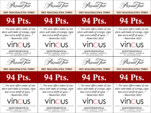 2021 Pascual Toso Ultra Premium Magdalena – 94 points, Vinous – Shelftalker