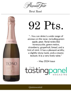 Pascual Toso Brut Rosé – 92 points, Tasting Panel – Accolade Sell Sheet