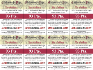 2022 André Brunel Châteauneuf-du-Pape Les Cailloux Blanc – 93 points, James Suckling – Shelftalker