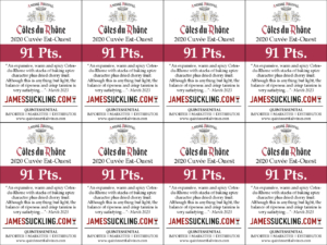 2020 André Brunel Côtes du Rhône Cuvée Est-Ouest – 91 points, James Suckling – Shelftalker