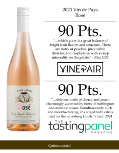 2023 André Brunel Vin de Pays Rosé – Accolades Sell Sheet