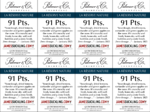 Champagne Palmer La Réserve Nature – 91 points, James Suckling 2025 – Shelftalker