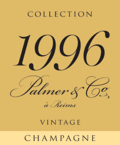 1996 Champagne Palmer Vintage Collection – Front Label