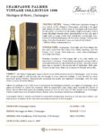 1996 Champagne Palmer Vintage Collection – Fact Sheet