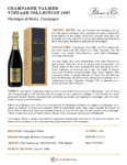 1997 Champagne Palmer Vintage Collection – Fact Sheet