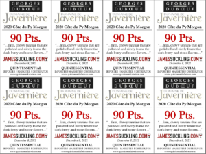 2020 Georges Duboeuf Domaine de Javerniére “Cote du Py” Morgon – 90 points, James Suckling – Shelftalker