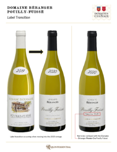 Georges Duboeuf Domaine Béranger Pouilly Fuissé – Sell Sheet – Label Transition
