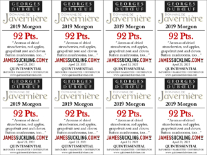 2019 Georges Duboeuf Domaine de Javernière Morgon – 92 points, James Suckling – Shelftalker