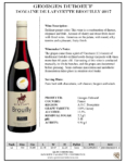 2017 Georges Duboeuf Domaine de Lafayette Brouilly – Fact Sheet