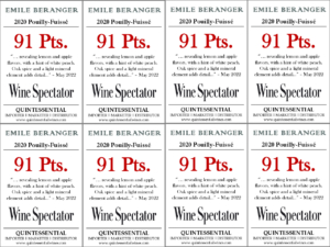 2020 Georges Duboeuf Emile Béranger Pouilly Fuissé – 91 points, Wine Spectator – Shelftalker
