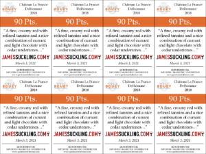 2018 Famille Bouey Chateau La France Delhomme – 90 points, James Suckling – Shelftalker