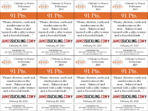 2019 Famille Bouey Chateau La France Delhomme – 91 points, James Suckling – Shelftalker