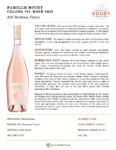 2023 Famille Bouey Colors 721 – Fact Sheet