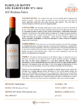 2020 Famille Bouey Les Parcelles No. 8 – Fact Sheet