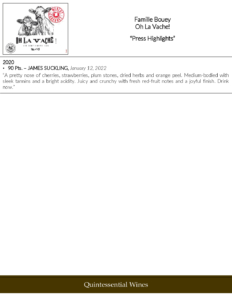 Famille Bouey Oh La Vache! Rouge – Accolade Sell Sheet