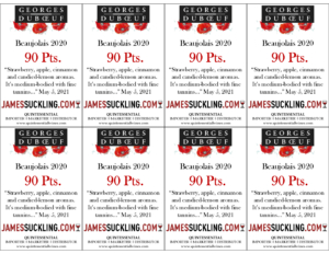 2020 Georges Duboeuf Beaujolais – 90 points, James Suckling – Shelftalker
