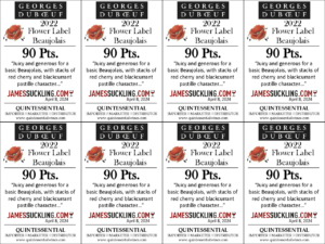 2022 Georges Duboeuf Beaujolais – 90 points, James Suckling – Shelftalker