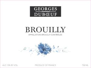 Georges Duboeuf Brouilly – Front Label – Non-Vintage