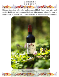 Georges Duboeuf IGP Pays d’Oc Cabernet Sauvignon – Sell Sheet #2