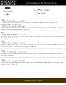 Georges Duboeuf Mâcon-Villages Blanc – Press Highlights