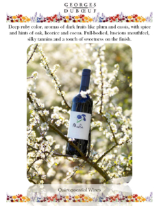 Georges Duboeuf IGP Pays d’Oc Merlot – Sell Sheet #1