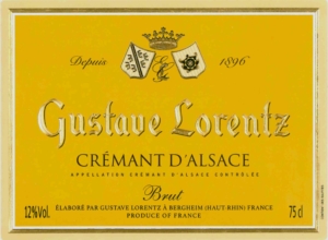 Gustave Lorentz Crémant d’Alsace Brut Rosé – Front Label – Non-Vintage