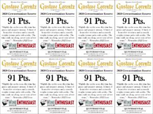 2020 Gustave Lorentz Gewurztraminer Reserve – 91 points, Wine Enthusiast – Shelftalker
