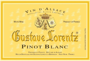 Gustave Lorentz Pinot Blanc Reserve – Front Label – Non-Vintage