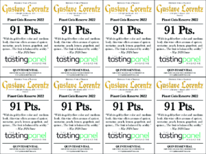 2022 Gustave Lorentz Pinot Gris Reserve – 91 points, Tasting Panel – Shelftalker