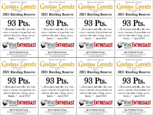 2021 Gustave Lorentz Riesling Reserve – 93 points, Wine Enthusiast – Shelftalker