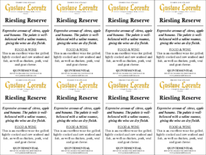 Gustave Lorentz Riesling Reserve – Generic Shelftalker