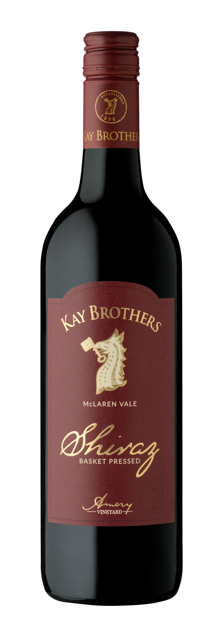 Kay Brothers Basket Pressed Shiraz - Bottle - Non-Vintage