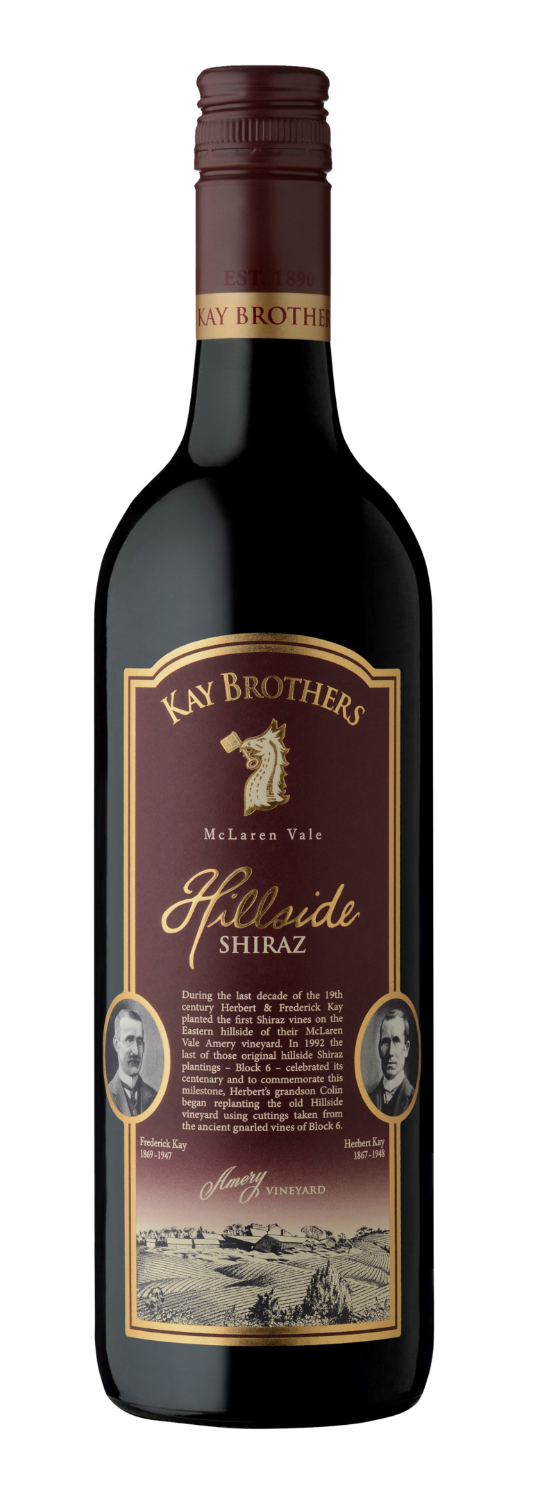 Kay Brothers Hillside Shiraz - Bottle - Non-Vintage