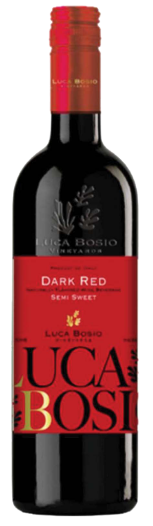 Luca Bosio Dark Red Semi Sweet bottle image